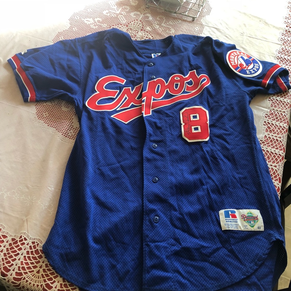 Autographed Montreal Expos Gary Carter Jersey 90s